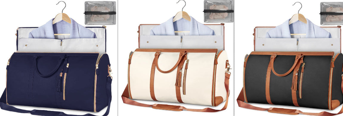 large capacity travel duffle bag women's handbag folding suit bag waterproof clothes totes