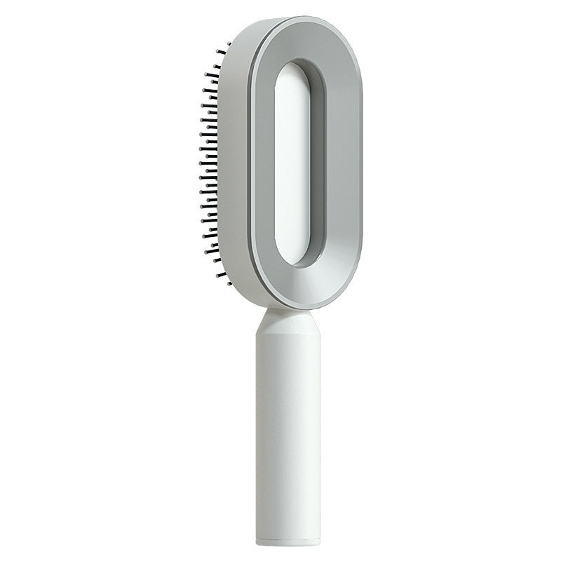 self cleaning hair brush for women one-key cleaning hair loss airbag massage scalp comb anti-static hairbrush