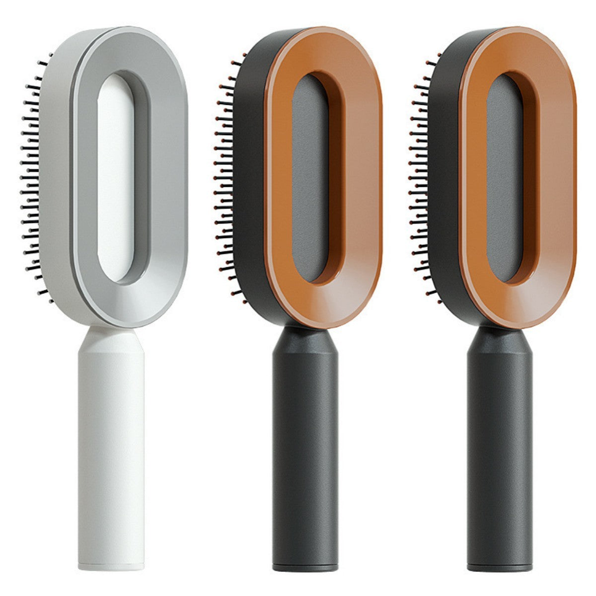 self cleaning hair brush for women one-key cleaning hair loss airbag massage scalp comb anti-static hairbrush