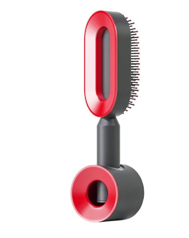 self cleaning hair brush for women one-key cleaning hair loss airbag massage scalp comb anti-static hairbrush