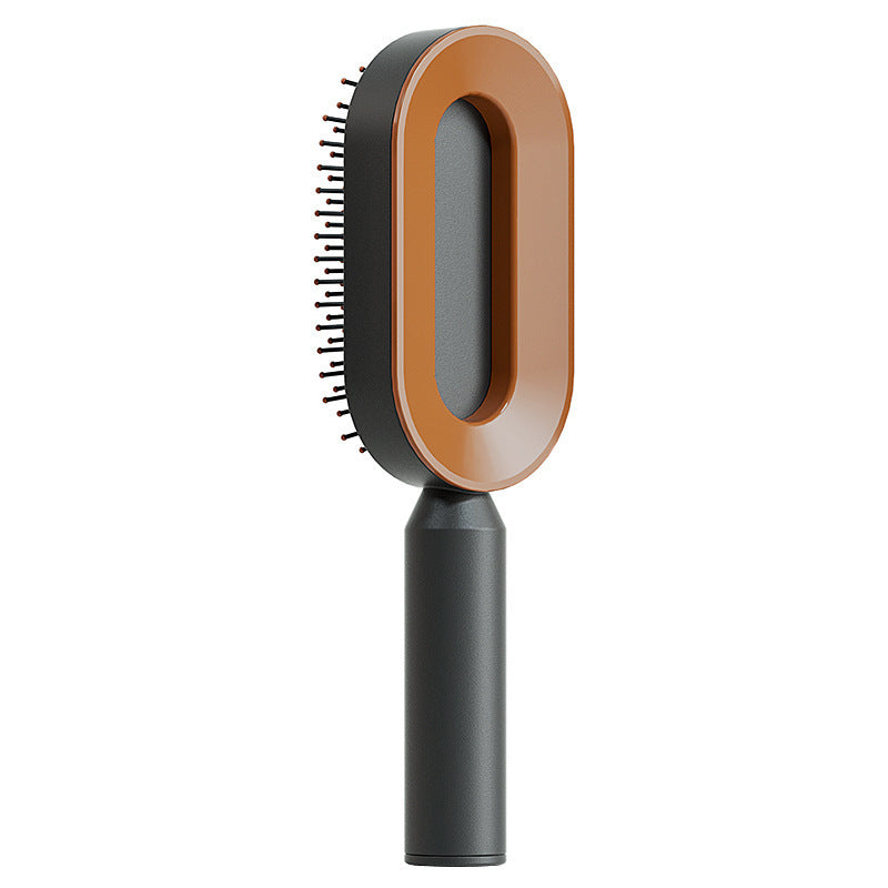 self cleaning hair brush for women one-key cleaning hair loss airbag massage scalp comb anti-static hairbrush
