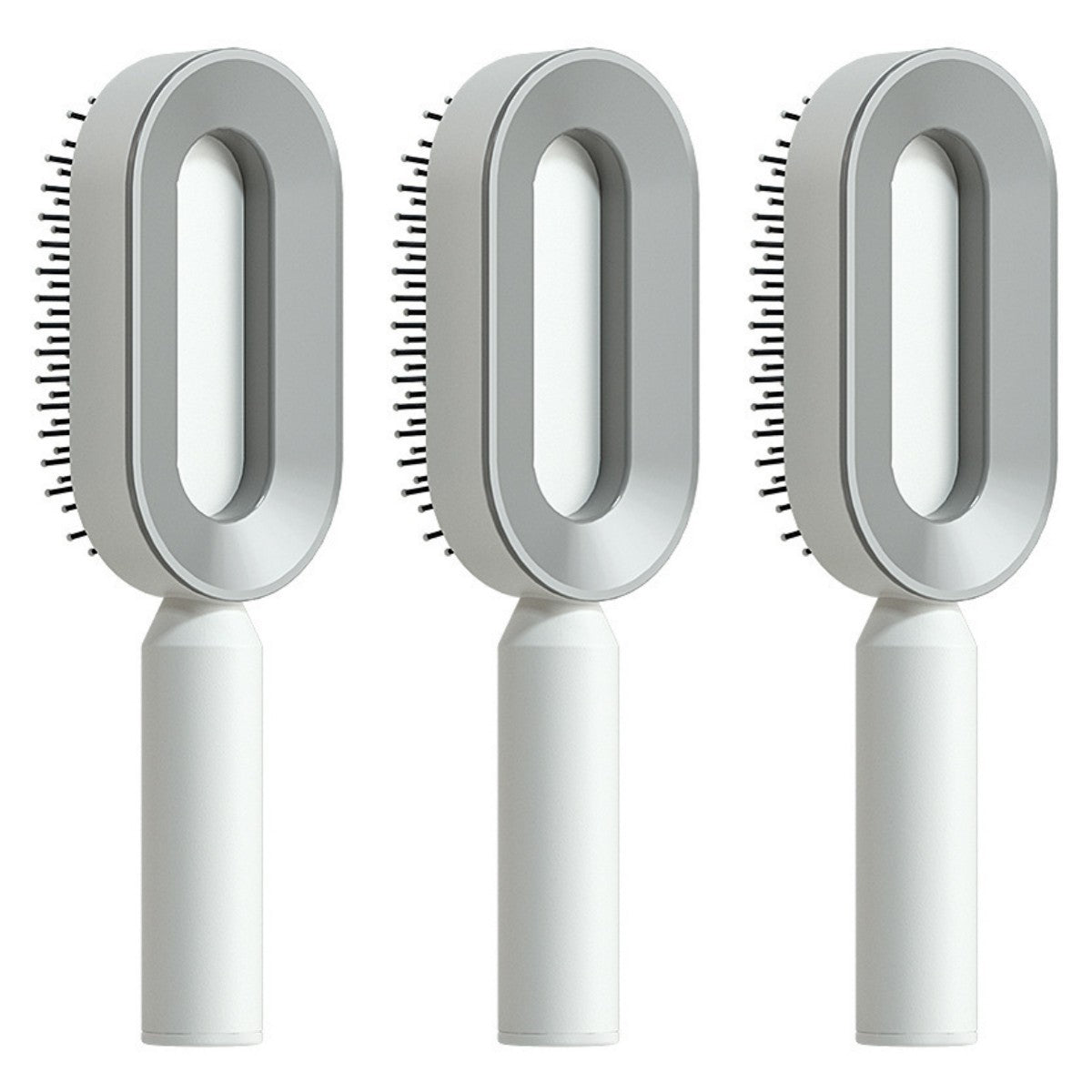 self cleaning hair brush for women one-key cleaning hair loss airbag massage scalp comb anti-static hairbrush