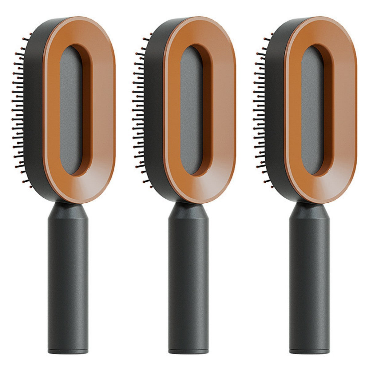self cleaning hair brush for women one-key cleaning hair loss airbag massage scalp comb anti-static hairbrush