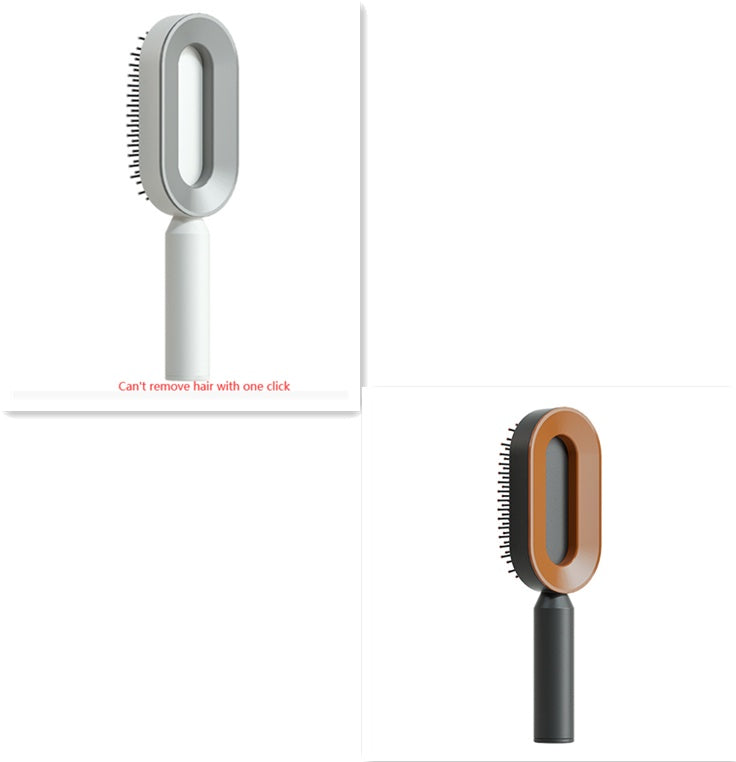 self cleaning hair brush for women one-key cleaning hair loss airbag massage scalp comb anti-static hairbrush